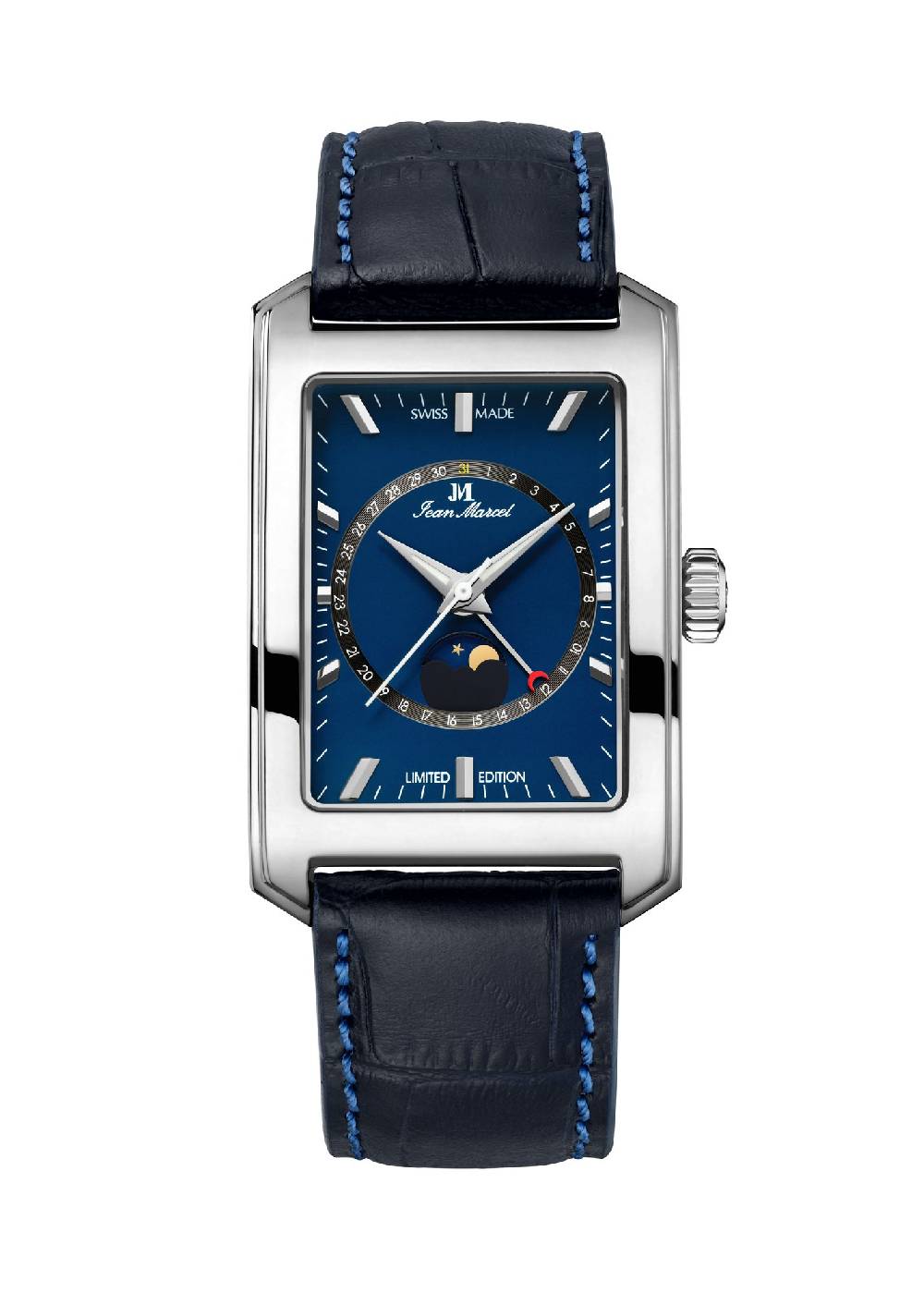 Jean Marcel Automatikuhr Quadrum III Modell 370.60.62.103 Clearance-Verkauf