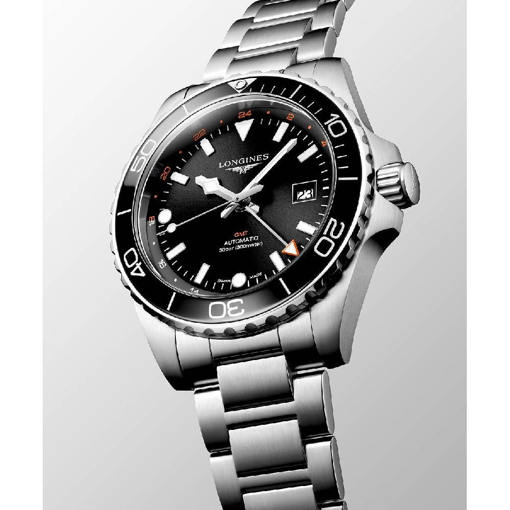 Longines Herrenuhr Hydroconquest GMT L38904566 Begrenzte Freigabe