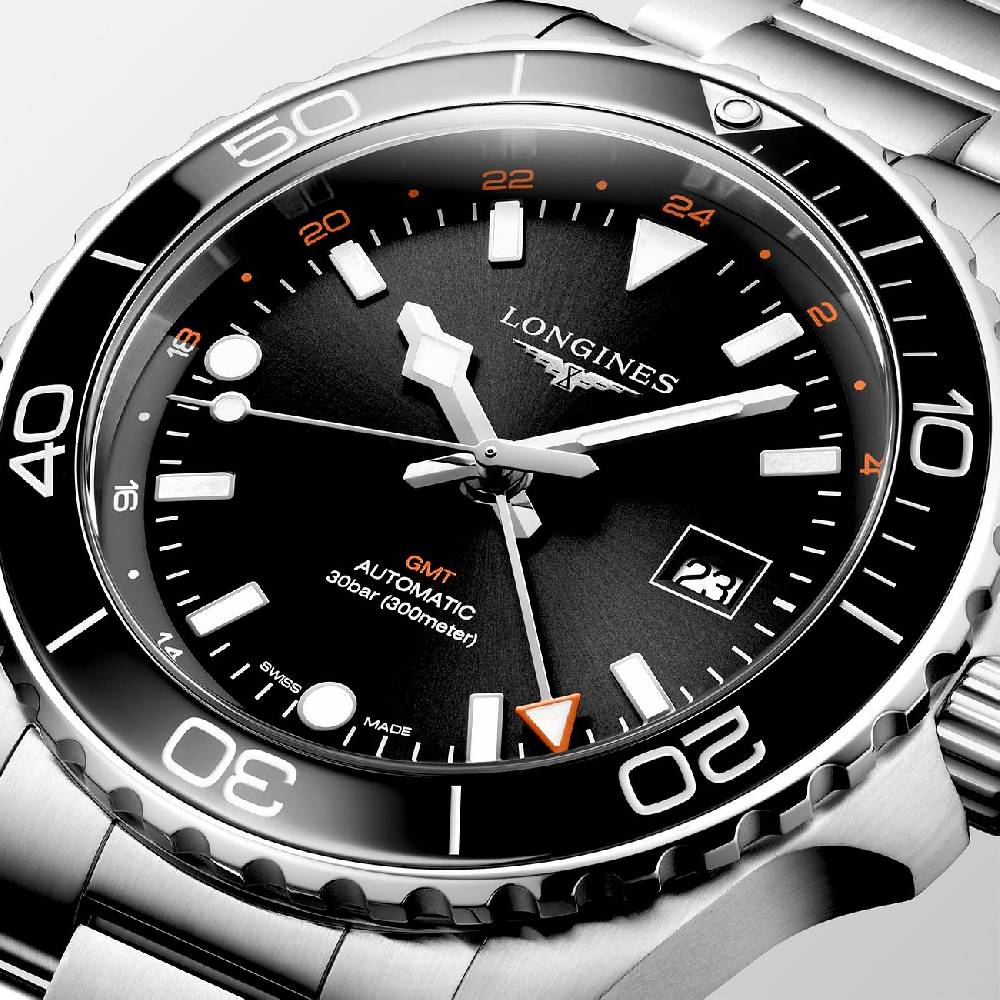 Longines Herrenuhr Hydroconquest GMT L38904566 Begrenzte Freigabe