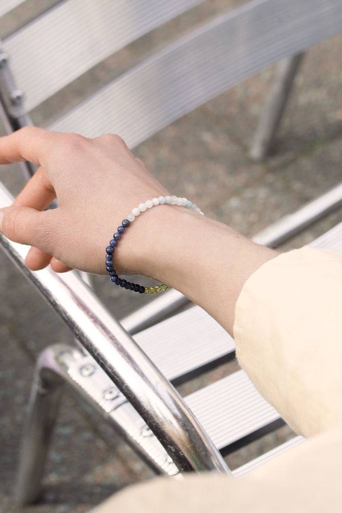 JUKSEREI BIRTHSTONE BUNGEE BRACELET · CUSTOMIZED Räumungsverkauf