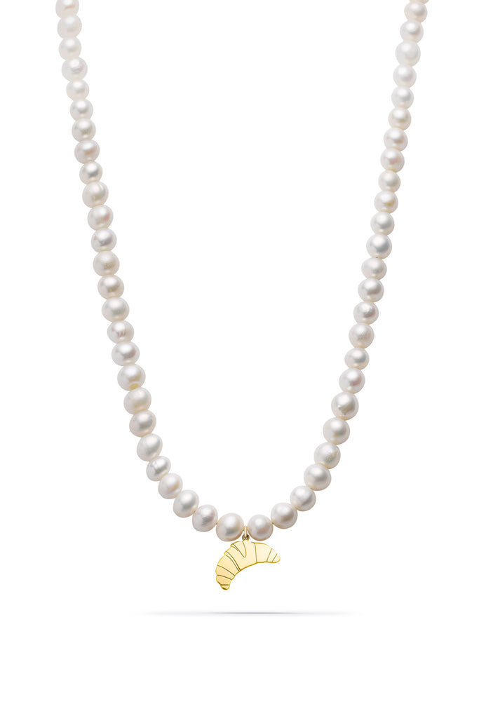 JUKSEREI CROISSANT PEARL NECKLACE Online