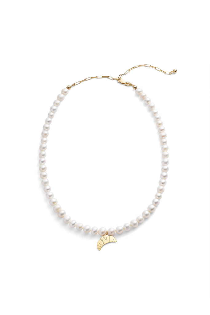 JUKSEREI CROISSANT PEARL NECKLACE Online