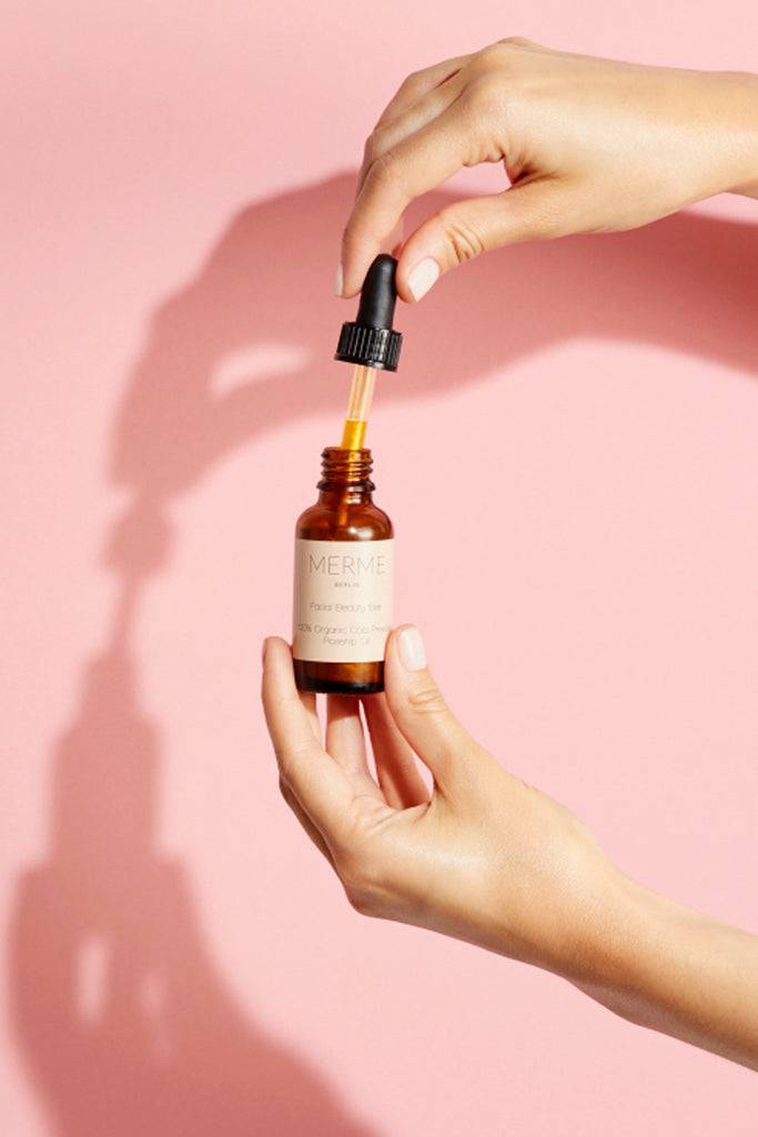 JUKSEREI MERME · ORGANIC FACIAL ROSEHIP OIL Valentinstagsangebot