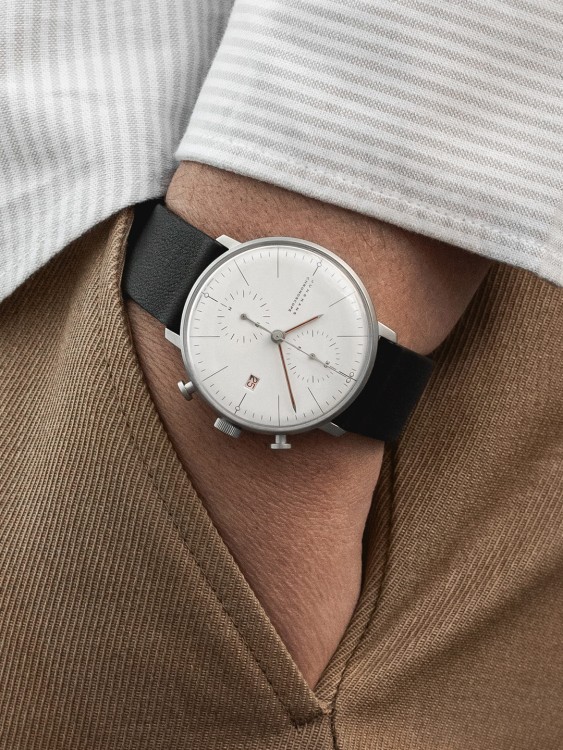 Junghans max bill Chronoscope Bauhaus Tiefpreis