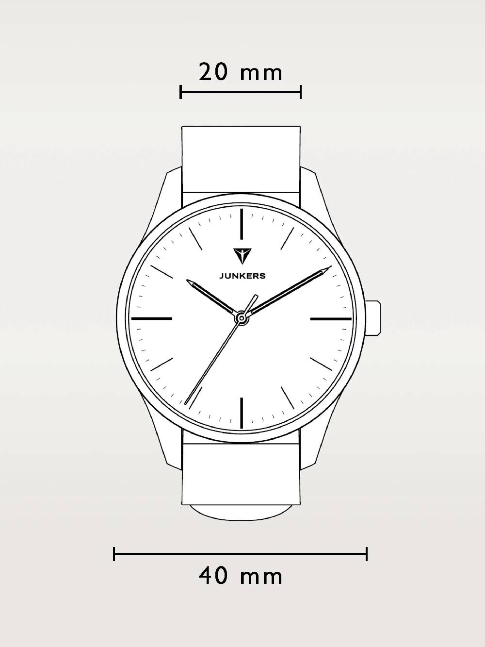 Junkers Bauhaus Saphir Automatik Tiefpreis