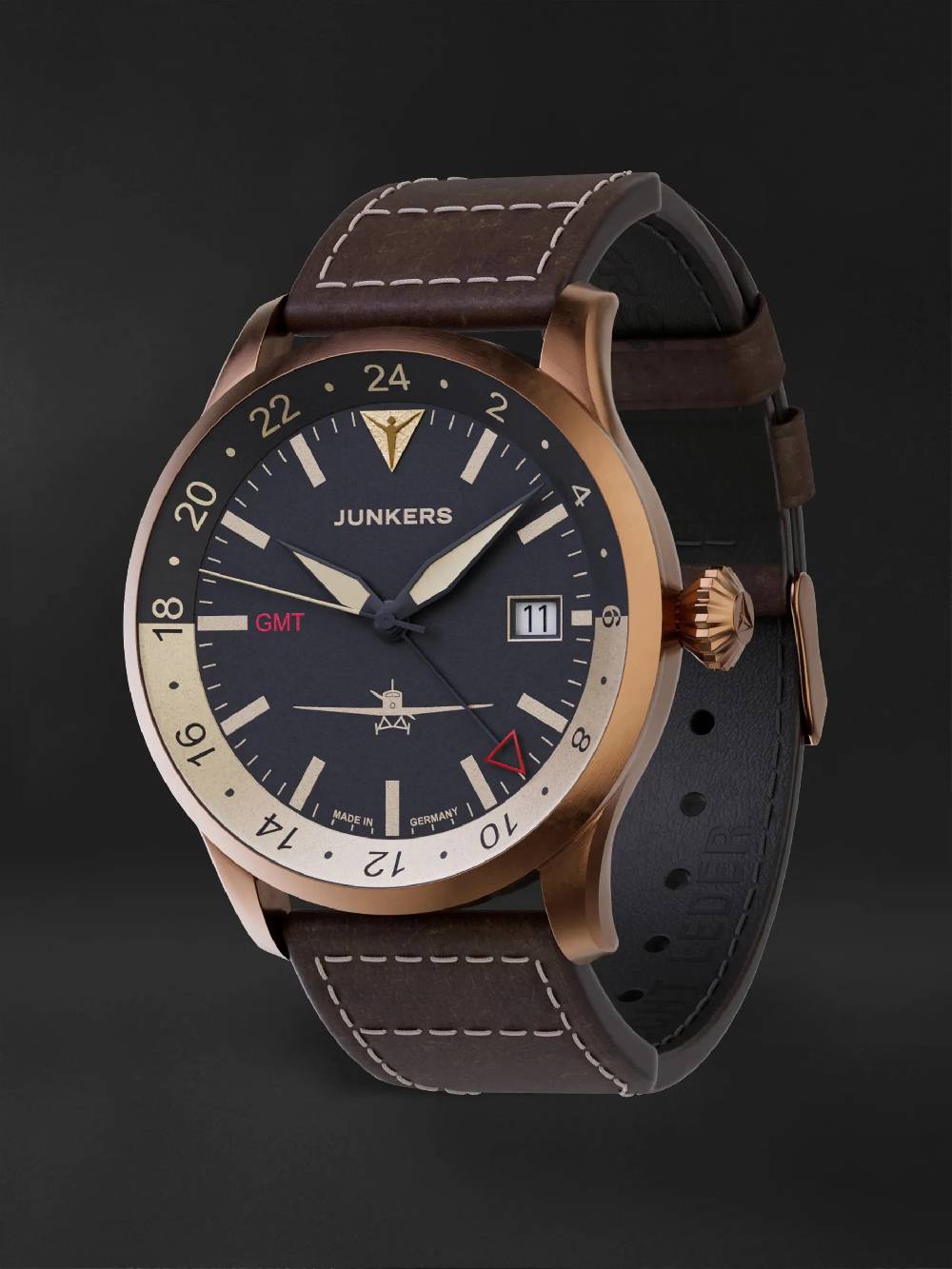 Junkers Flieger GMT Automatik Bis zu 55% Rabatt