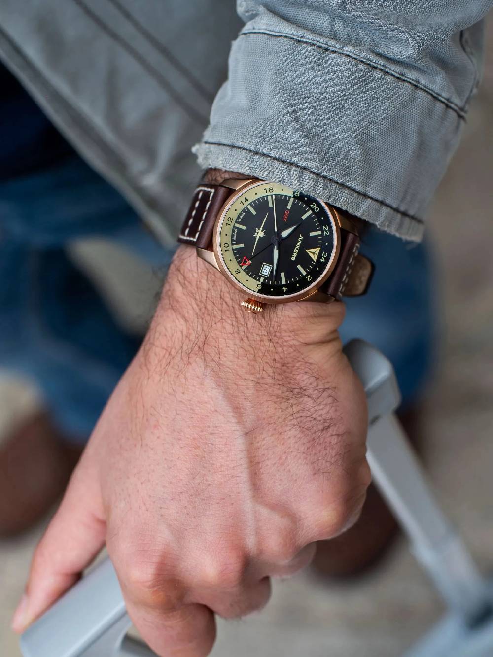 Junkers Flieger GMT Automatik Bis zu 55% Rabatt