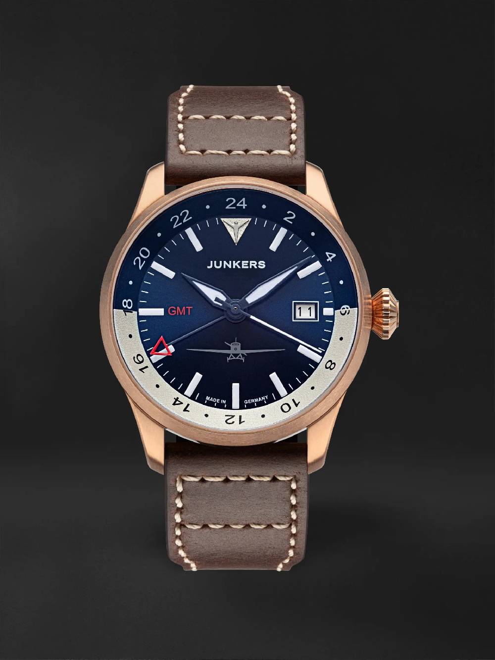 Junkers Flieger GMT Automatik 50% Rabatt mit kostenlosem Versand