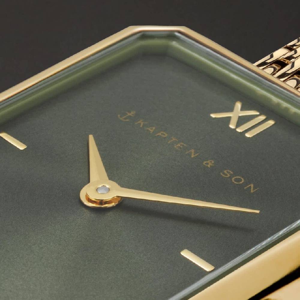 Kpten & Son Grace Gold Green Woven Steel Hotsell