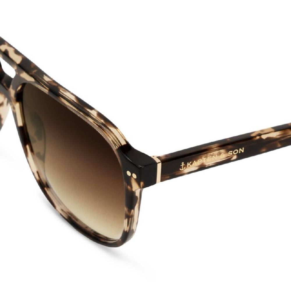 Kpten & Son Zurich Oversize Crystal Tortoise Brown Lagerräumung