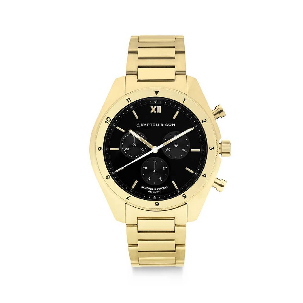 Kpten & Son Rise Small Gold Black Steel Discount Store für neue Produkte