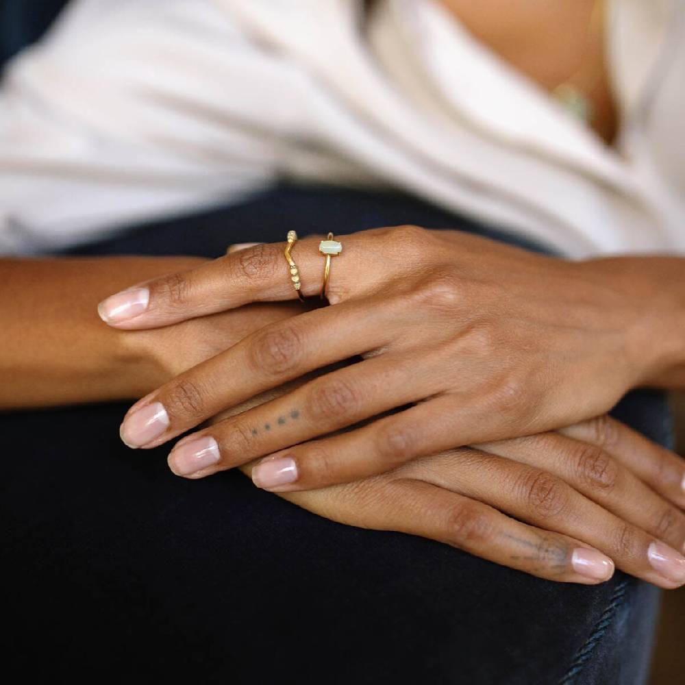 Kpten & Son Ring Harmony Stone Gold Bis zu 55% Rabatt
