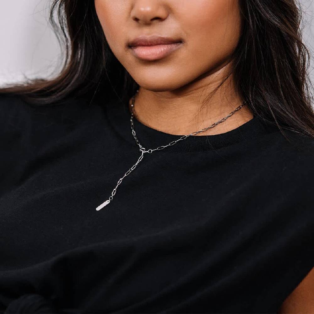 Kpten & Son Necklace Lock Silver Rabatte dieses Monats