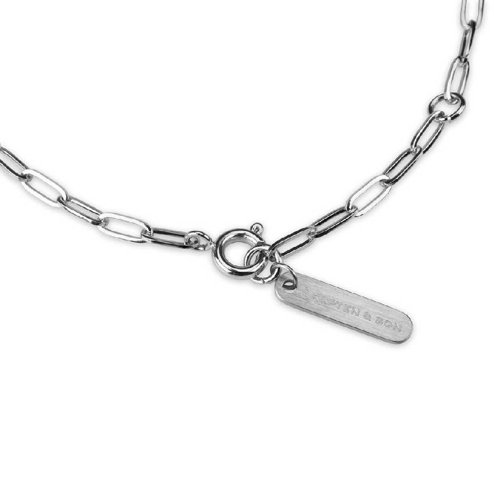Kpten & Son Necklace Lock Silver Rabatte dieses Monats