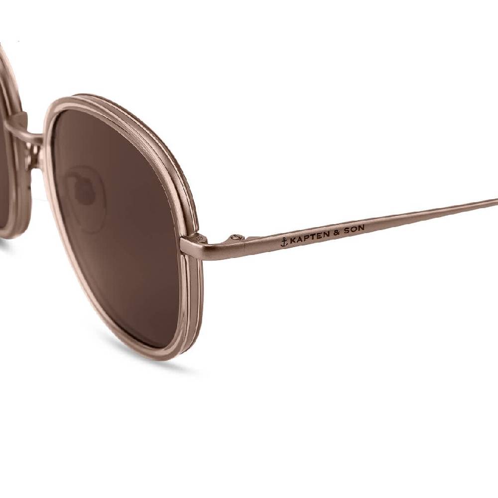 Kpten & Son Amsterdam Large Transparent Hazel Brown Blitzverkäufe