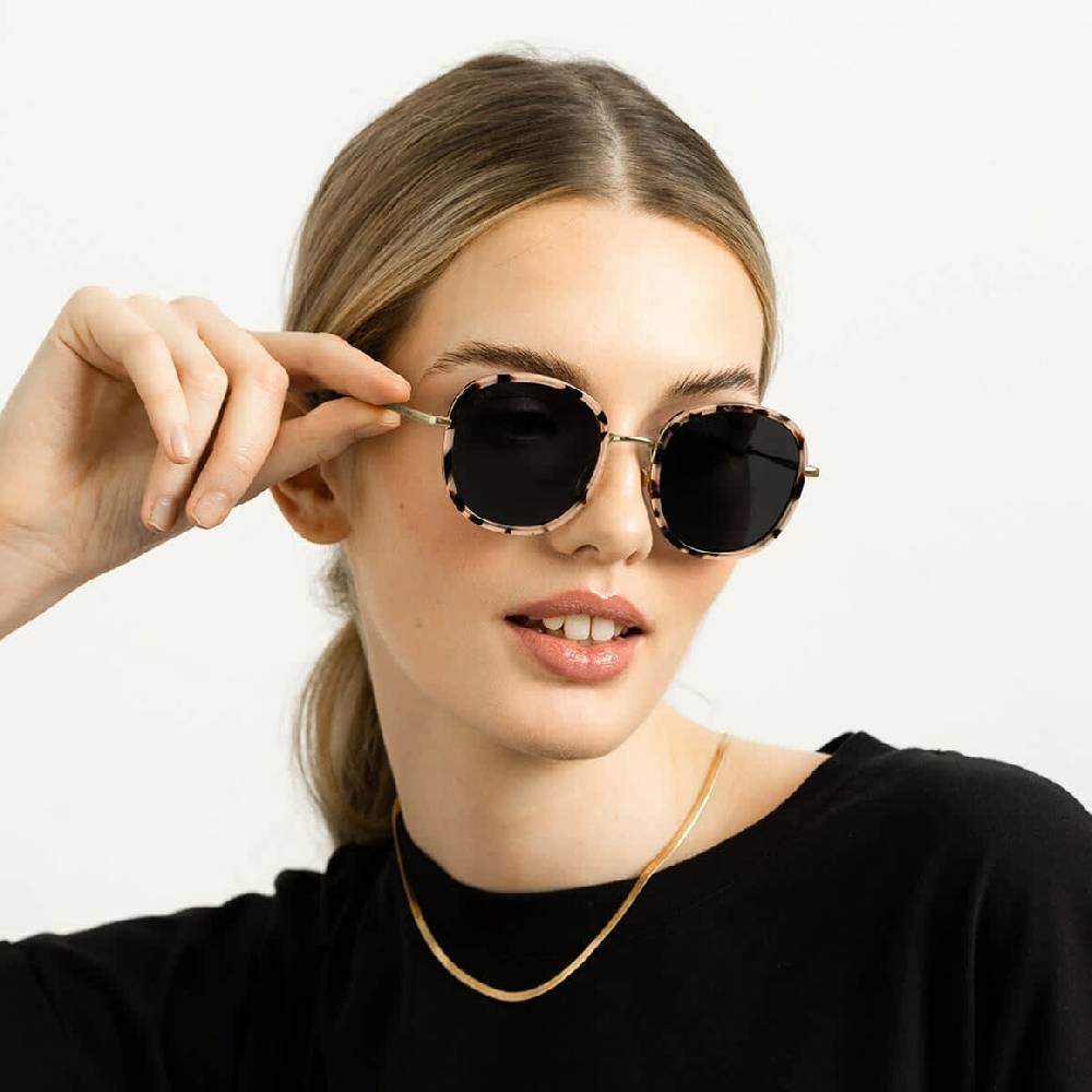 Kpten & Son Amsterdam Large Sand Tortoise Black Kostenloser Versand