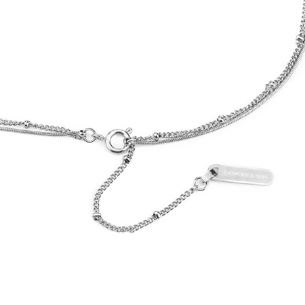 Kpten & Son Necklace Sphere Silver Neueste Mode