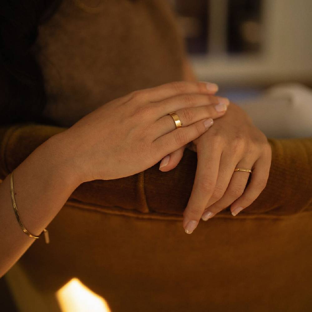 Kpten & Son Ring Filigree Gold 50% Rabatt für begrenzte Zeit