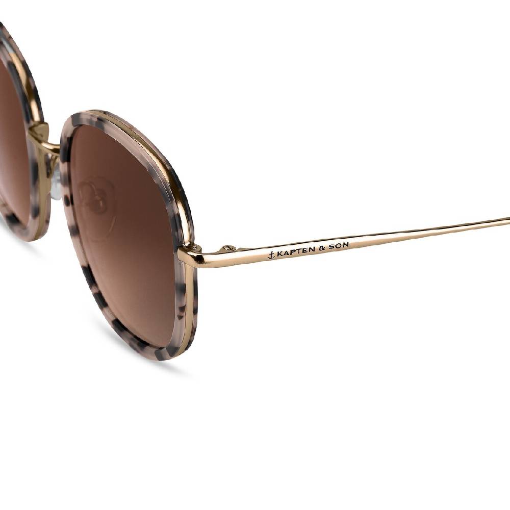 Kpten & Son Amsterdam Large Sand Tortoise Brown Sonderangebot