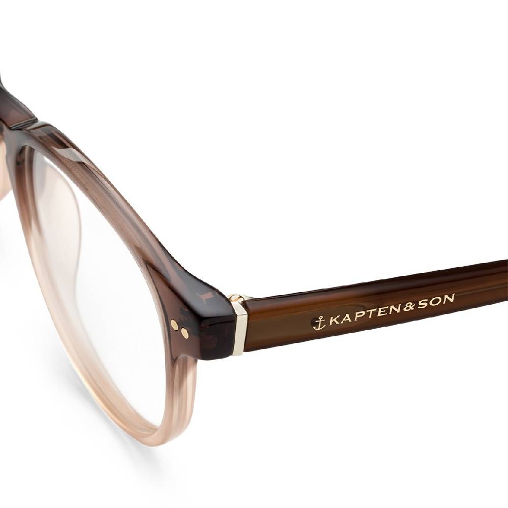 Kpten & Son Marais Small Gradient Brown mit Sehstärke Super Rabatt