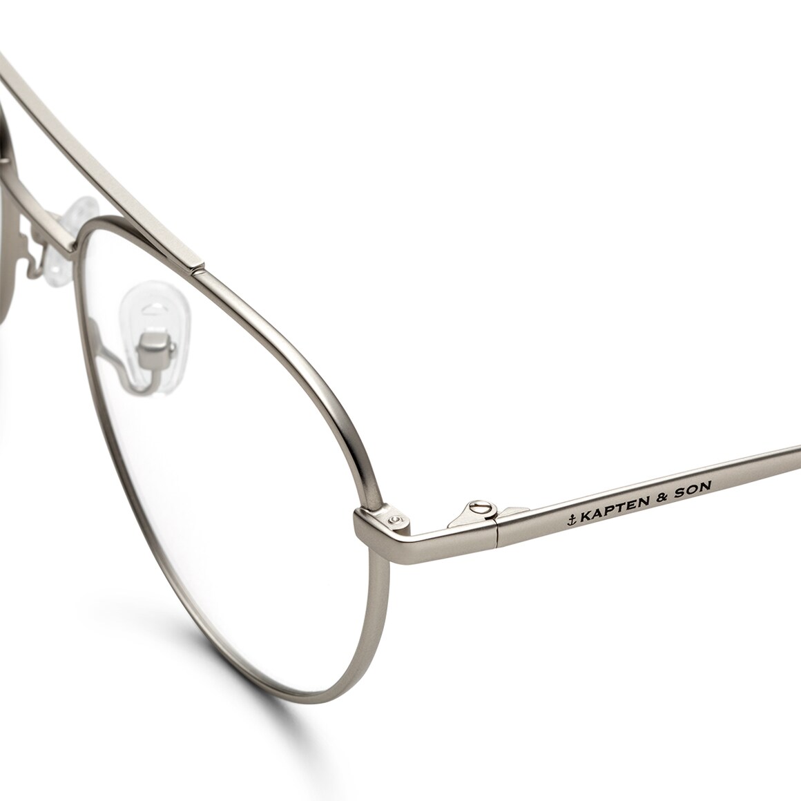 Kpten & Son Soho Matt Silver mit Sehstärke Neueste Stile