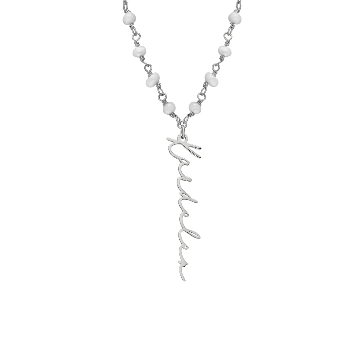 Kardelen Chain Design Pearl Halskette Basic Signature - 925 SILBER Sonderangebot der Fabrik