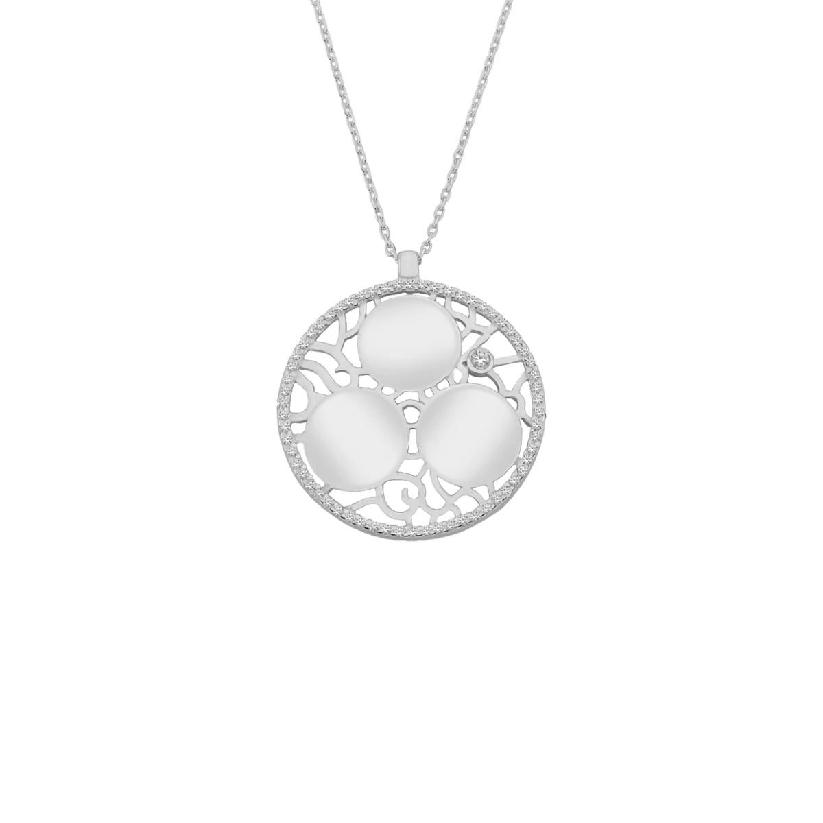 Kardelen Ornament Gravurkette - 925 SILBER Im Verkauf