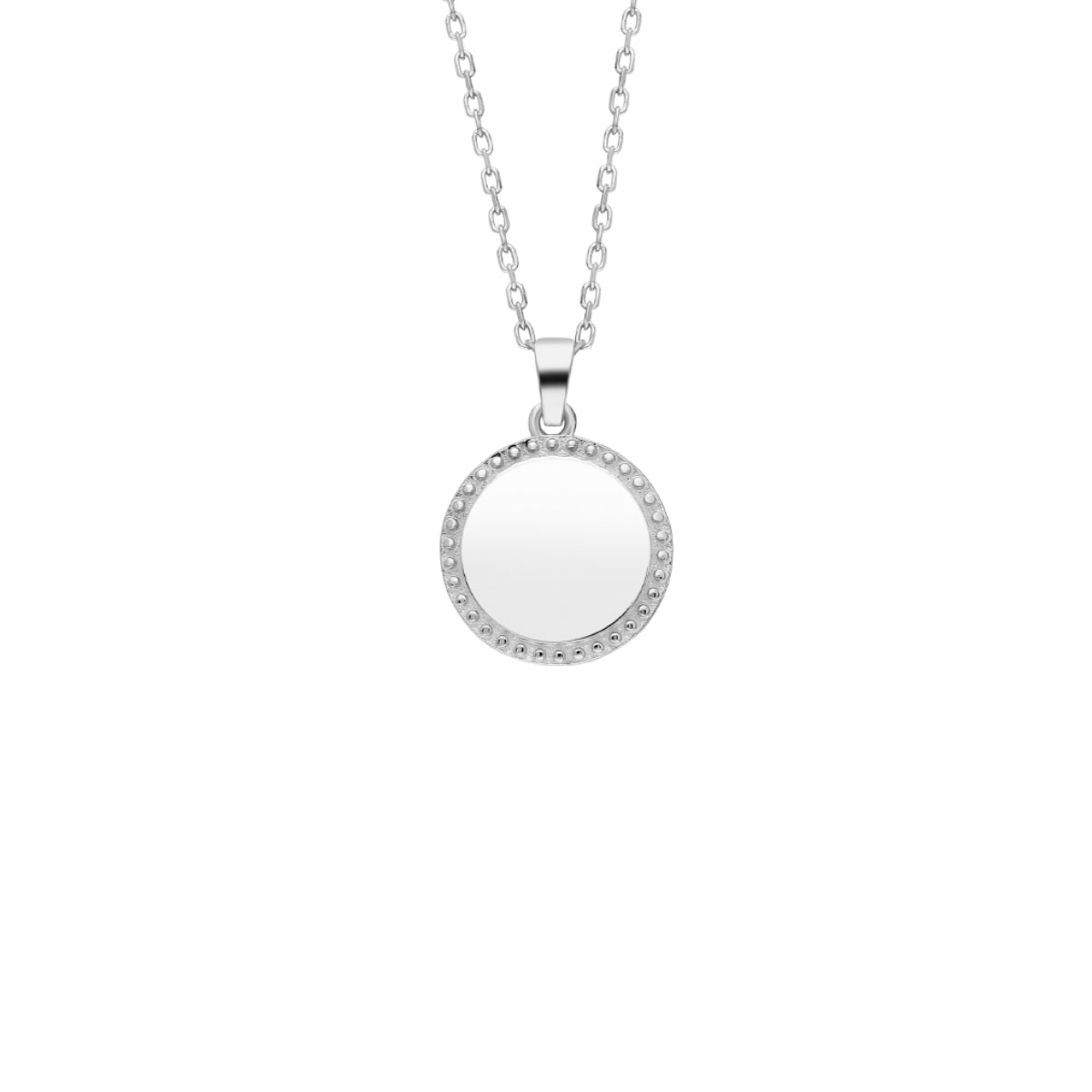 Kardelen Round Gravurkette - 925 SILBER Outlet