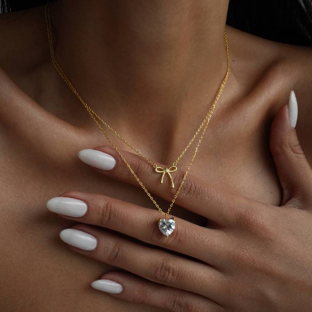 Kardelen FELICITY LOVE NECKLACE - 925 SILBER Blitzverkäufe