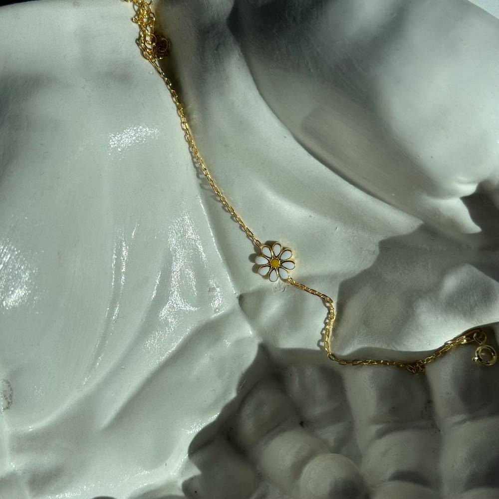 Kardelen MINIMAL DAISY ARMKETTE - 925 SILBER Online Shopping