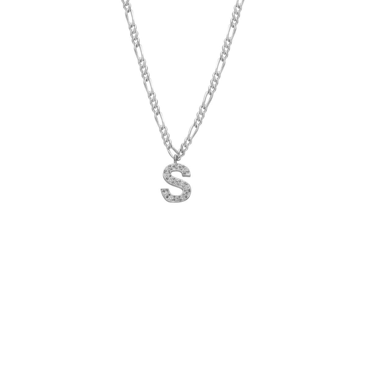 Kardelen Buchstabenkette mit Zirkonia Stein - 925 SILBER Bestseller