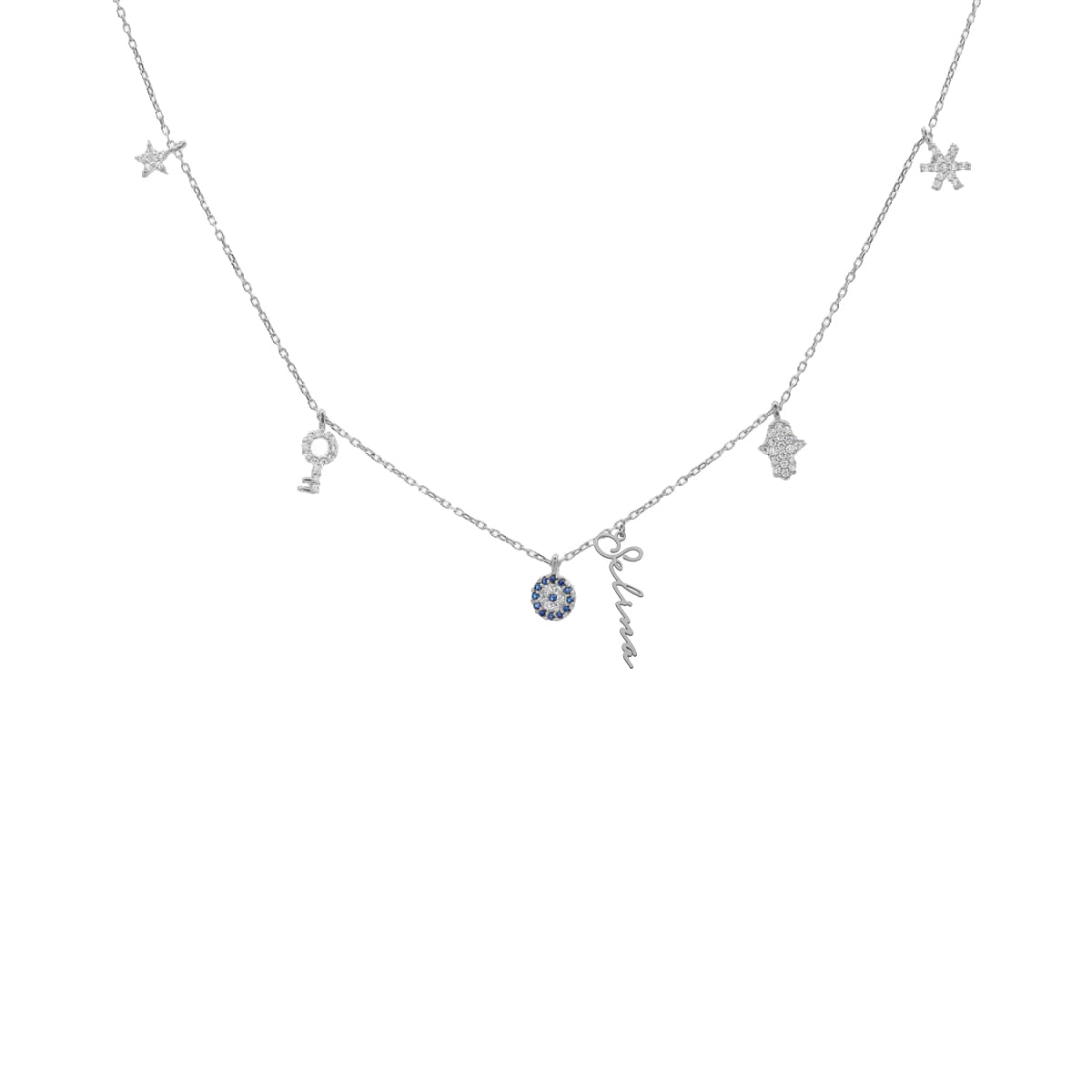 Kardelen Charm Signatur Halskette - 925 SILBER Saisonale Angebote