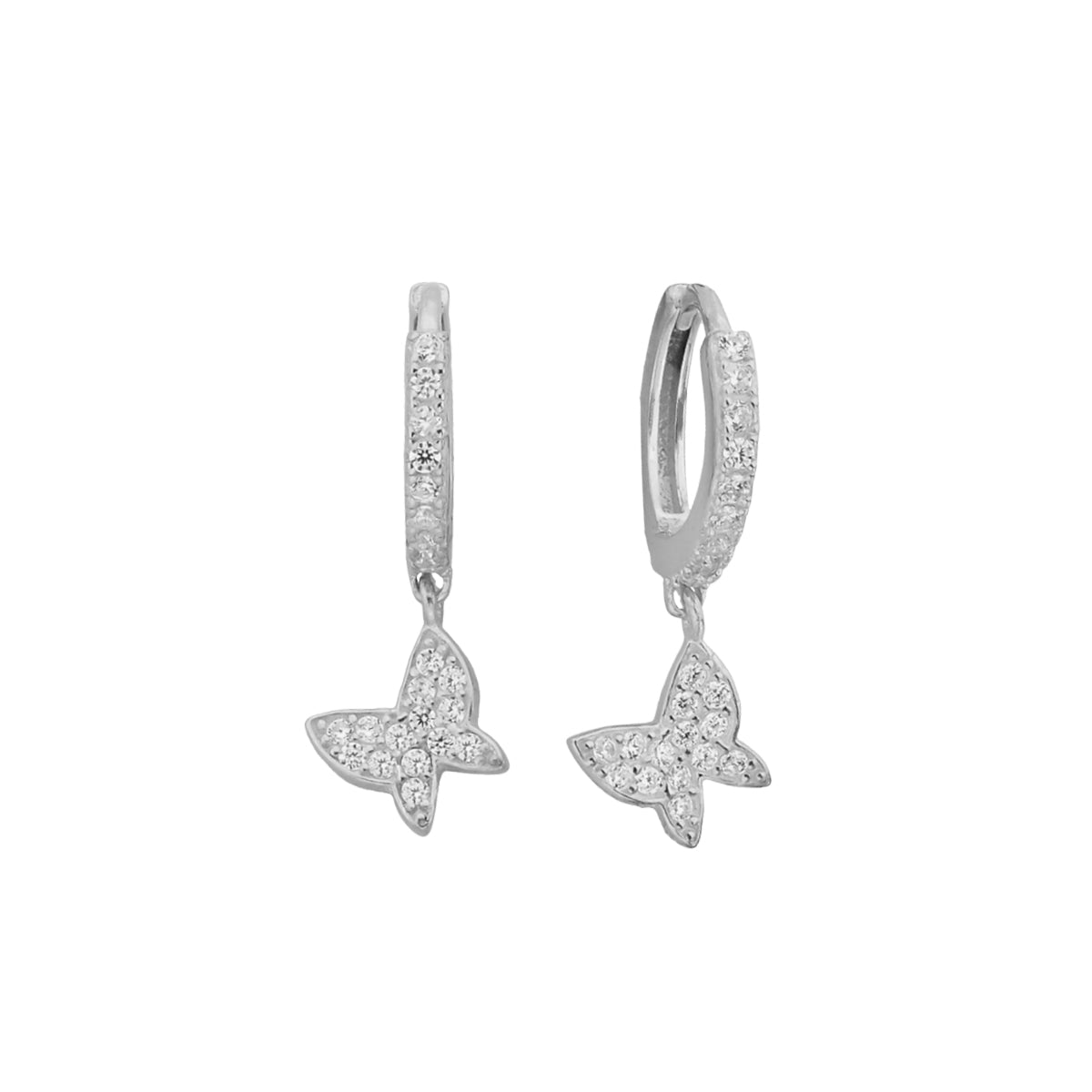 Kardelen Butterfly Model 2 Ohrring - 925 SILBER Räumungsverkauf