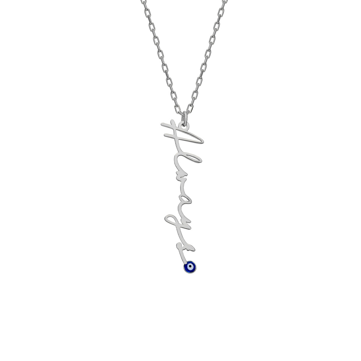 Kardelen Signaturkette mit Nazarauge - 925 SILBER VIP-Rabatte