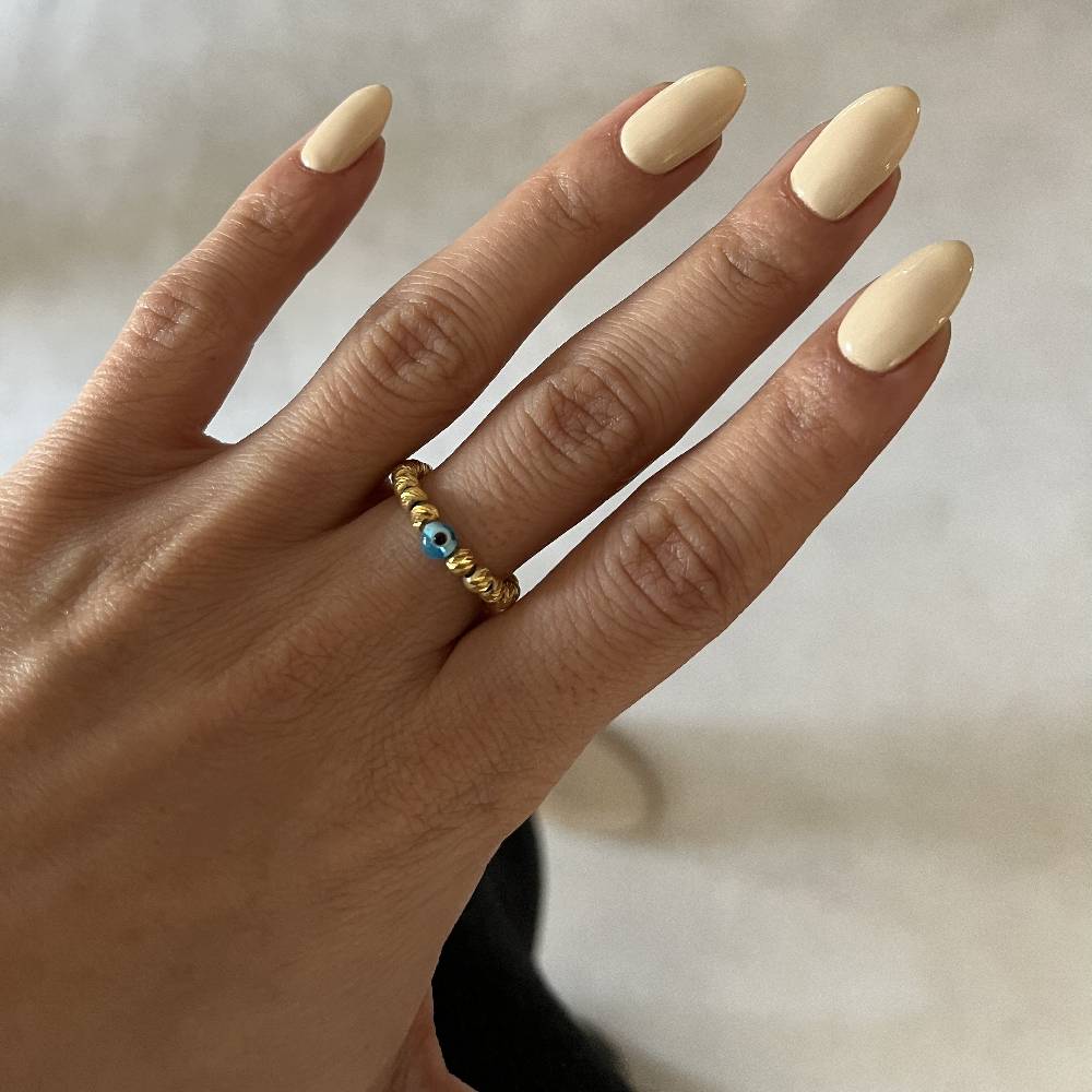 Kardelen Dorica Nazar Ring - 925 SILBER Bis zu 50% Rabatt