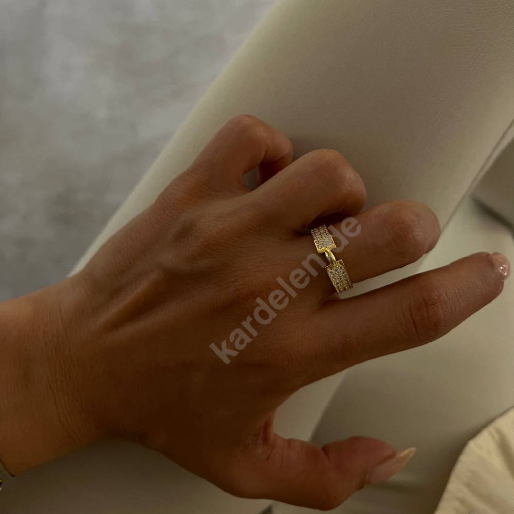 Kardelen Haylie Zirkonia Ring - 925 SILBER Blitzverkäufe