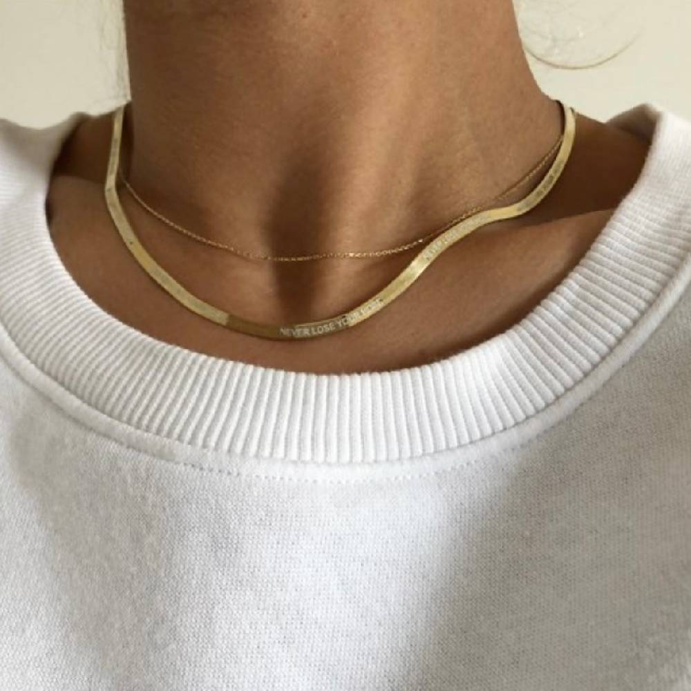 Kardelen 925 SILBER SNAKE CHAIN HALSKETTE Online Outlet
