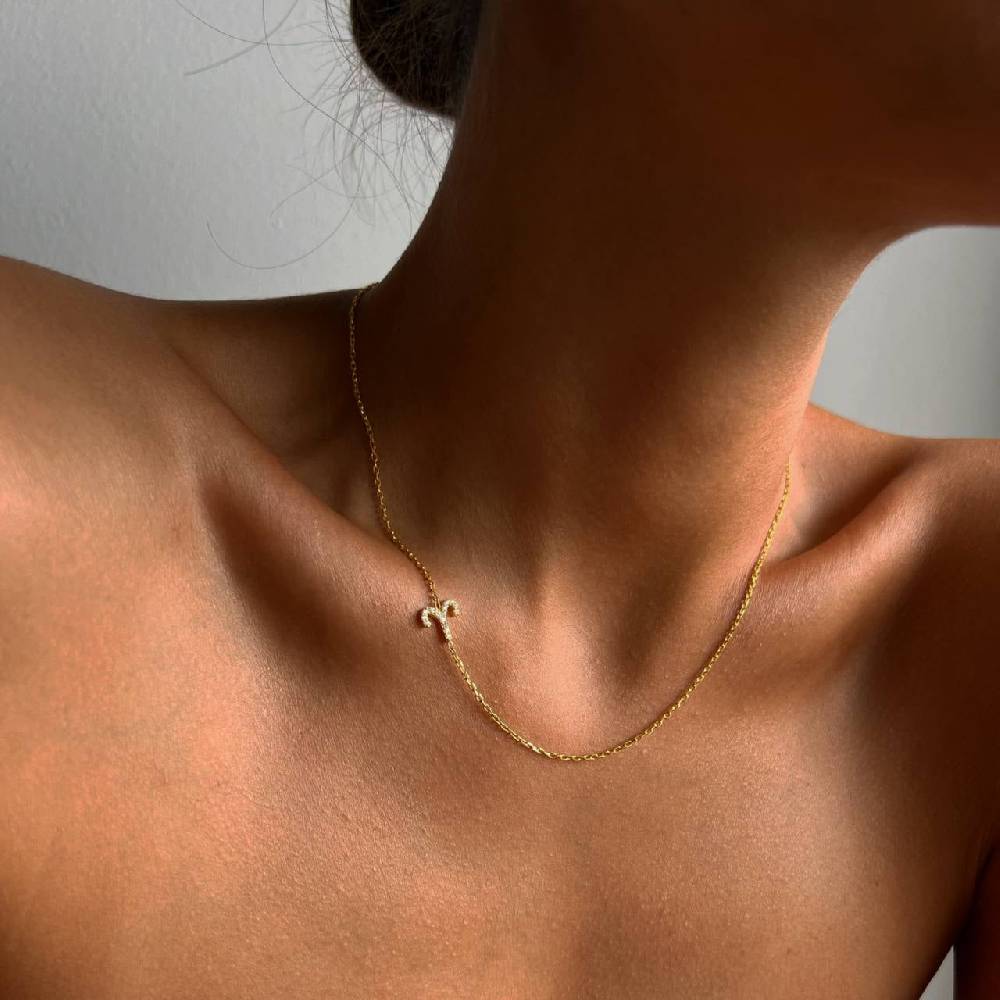 Kardelen STERNZEICHEN NECKLACE - 925 SILBER Letzte 3 Tage