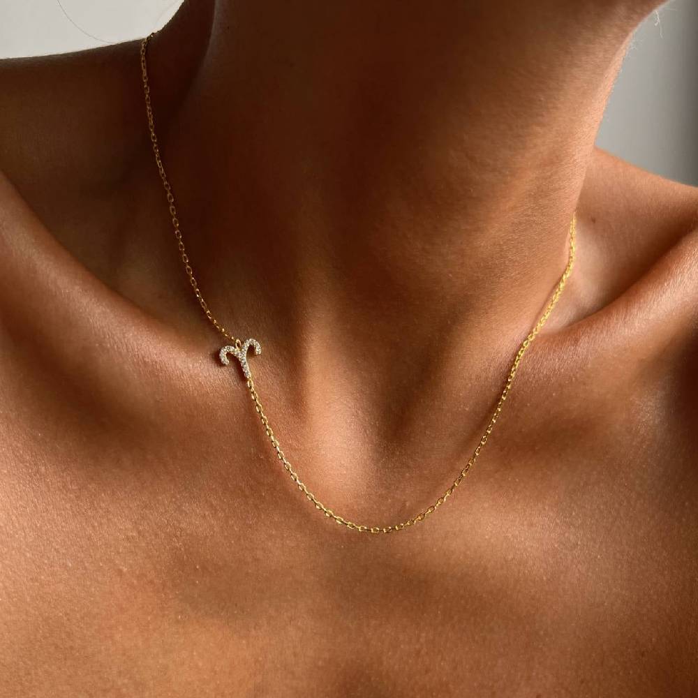 Kardelen STERNZEICHEN NECKLACE - 925 SILBER Letzte 3 Tage