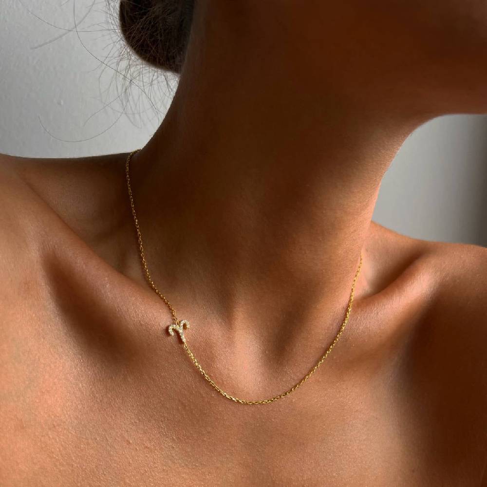 Kardelen STERNZEICHEN NECKLACE - 925 SILBER Letzte 3 Tage
