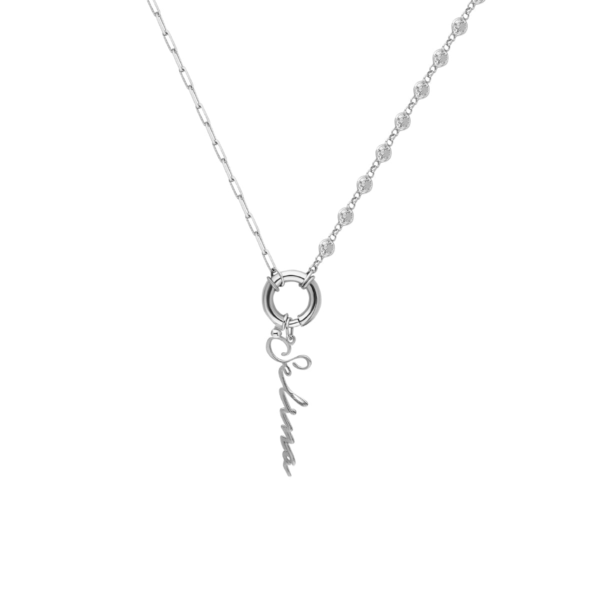 Kardelen Chain Design Diamond Halskette Basic Signatur - 925 SILBER Meist gekauft