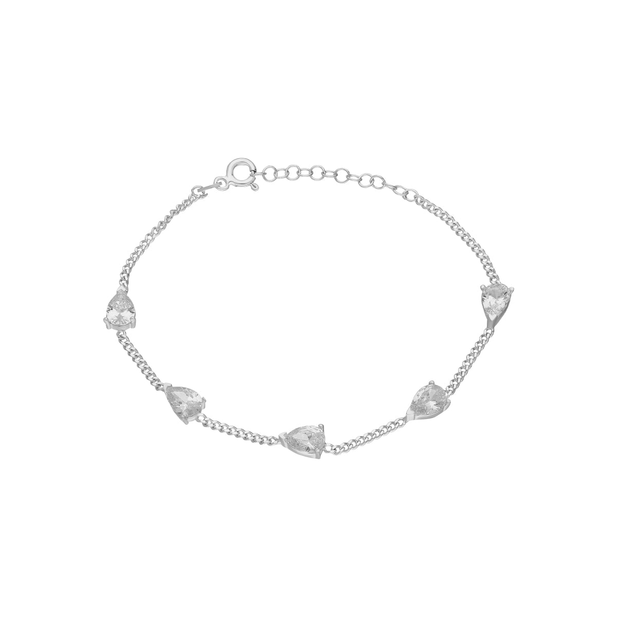 Kardelen Drop Armkette - 925 SILBER Sonderangebot