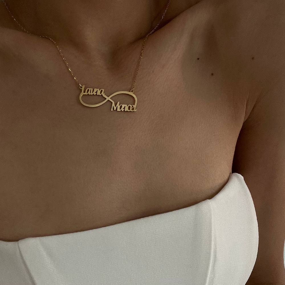 Kardelen Namenskette Infinity - 925 SILBER Günstig kaufen