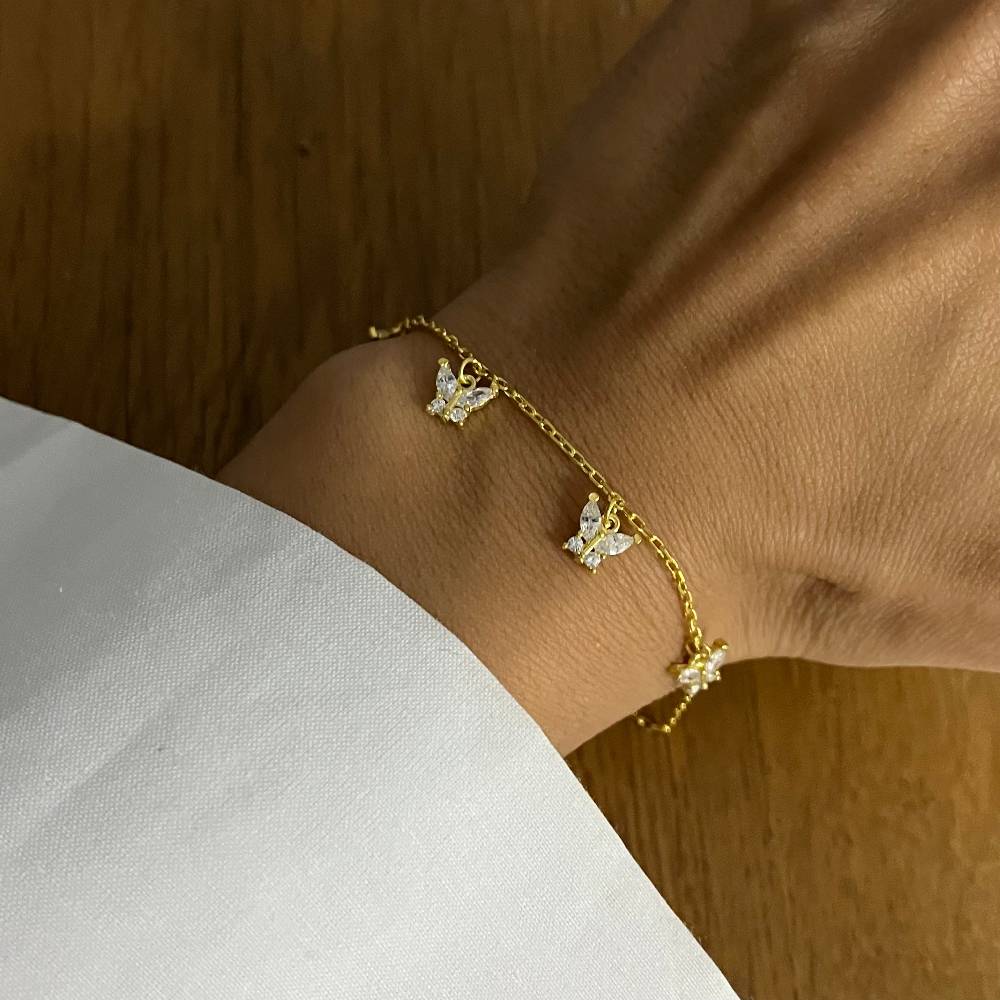 Kardelen Mini Butterfly Armband - 925 SILBER Flash Sale