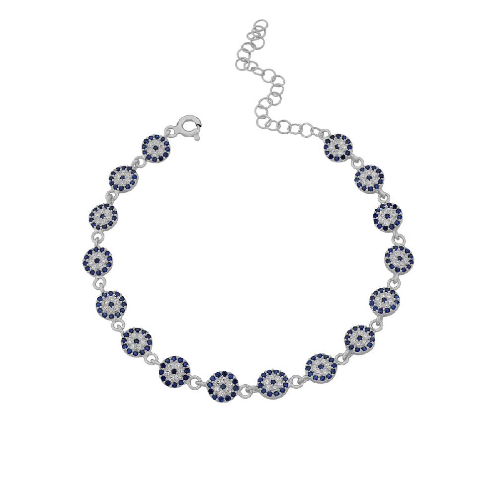 Kardelen Full Nazar Armband - 925 SILBER Jubiläumsangebot