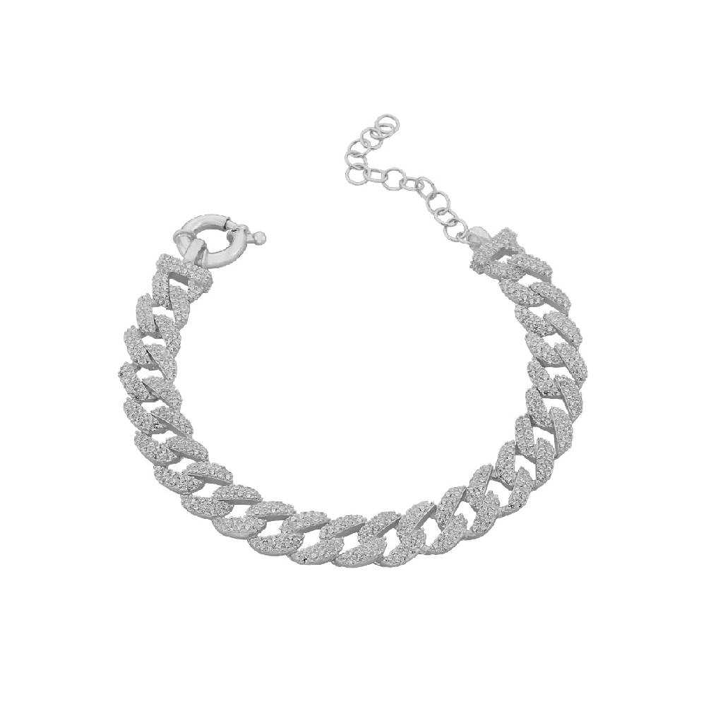 Kardelen Gourmet Zirkonia Armkette - 925 SILBER Heißer Verkauf