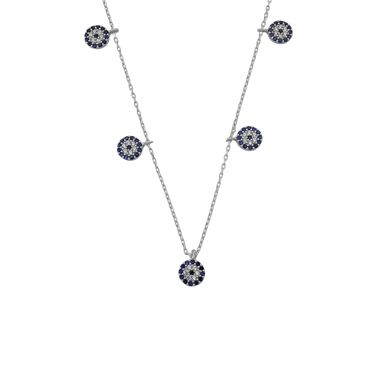 Kardelen Nazar Chocker 5er Kette - 925 SILBER JETZT KAUFEN