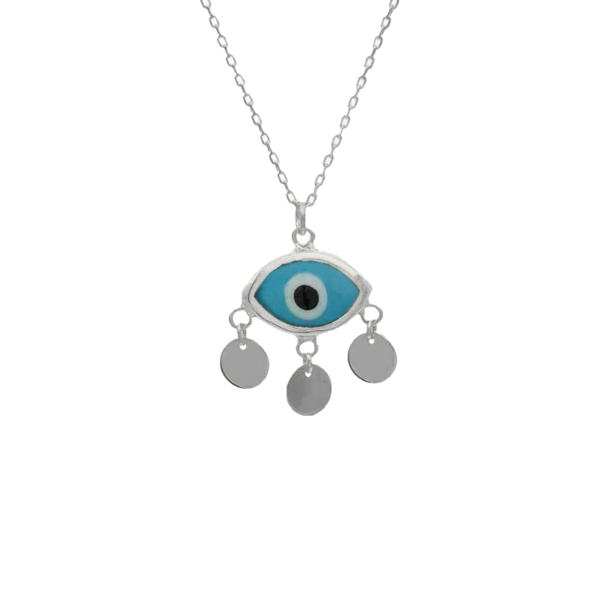 Kardelen Firuze Dark Blue Eyes Necklace - 925 SILBER Bis zu 60% Rabatt