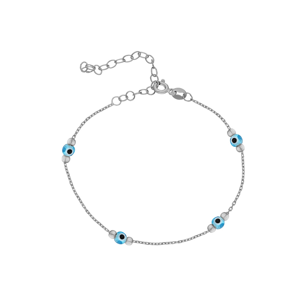 Kardelen Four Eye Nazar Armkette - 925 SILBER Bis zu 65% Rabatt