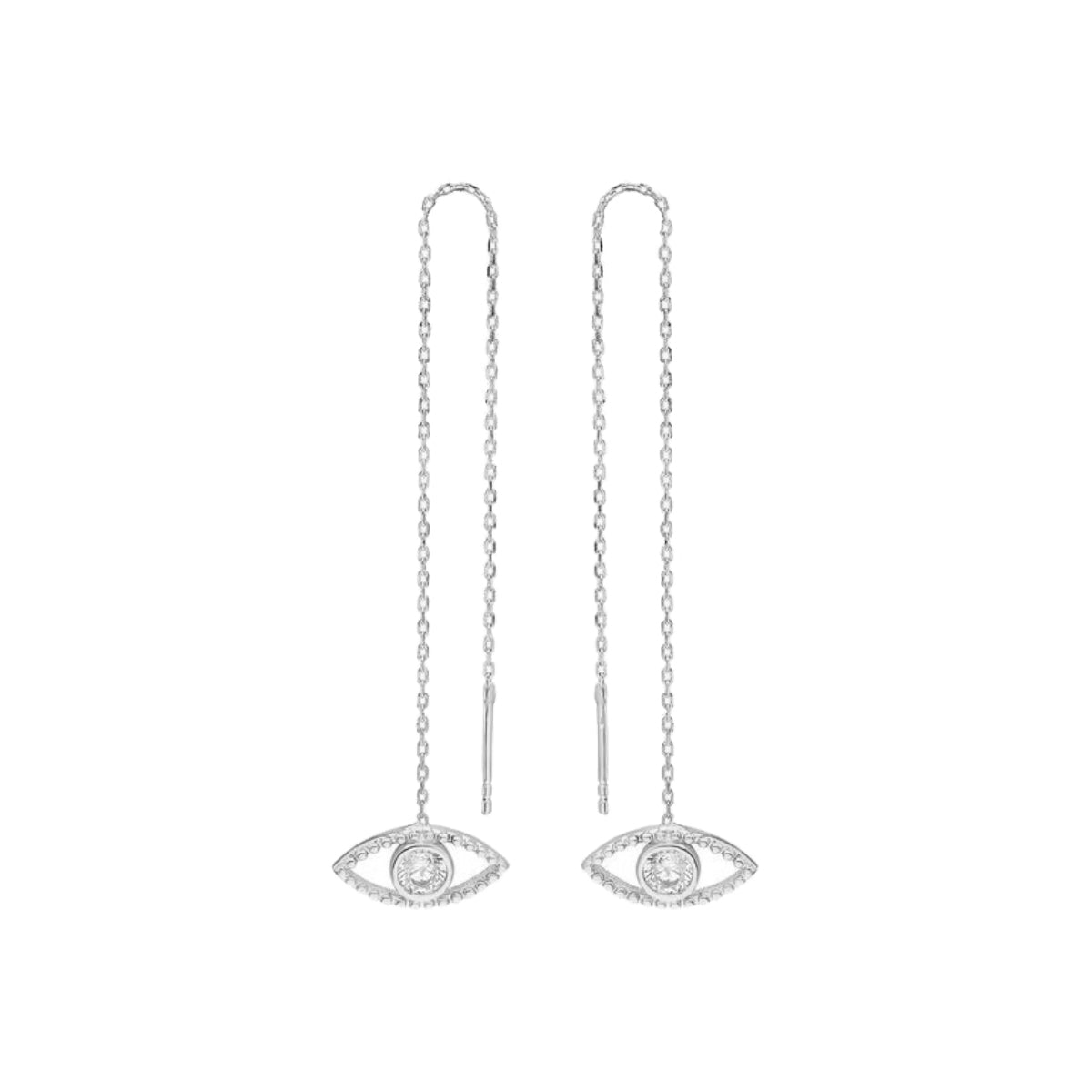 Kardelen Eye Earring Hängend Ohrring - 925 SILBER Fabrikladen